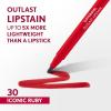 imageCOVERGIRL Outlast 05 AllStar Lipstain Smooth Application Precise PenLike Tip TransferProof Satin Stained Finish Vegan Formula 006oz30 Iconic Ruby