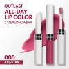 imageCOVERGIRL Outlast AllDay 005 AllStar Lip Color 24Hour Wear Hydrating Balm KissProof Moisturizing Vegan Formula 007oz008oz005 AllStar