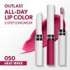 imageCOVERGIRL Outlast AllDay 005 AllStar Lip Color 24Hour Wear Hydrating Balm KissProof Moisturizing Vegan Formula 007oz008oz050 Heat Wave