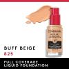 imageCovergirl Outlast Extreme Wear 3in1 Full Coverage Liquid Foundation SPF 18 Sunscreen Fair Ivory 1 Fl OzBuff Beige