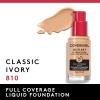 imageCovergirl Outlast Extreme Wear 3in1 Full Coverage Liquid Foundation SPF 18 Sunscreen Fair Ivory 1 Fl OzClassic Ivory