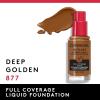 imageCovergirl Outlast Extreme Wear 3in1 Full Coverage Liquid Foundation SPF 18 Sunscreen Fair Ivory 1 Fl OzDeep Golden