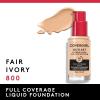 imageCovergirl Outlast Extreme Wear 3in1 Full Coverage Liquid Foundation SPF 18 Sunscreen Fair Ivory 1 Fl OzFair Ivory