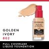 imageCovergirl Outlast Extreme Wear 3in1 Full Coverage Liquid Foundation SPF 18 Sunscreen Fair Ivory 1 Fl OzGolden Ivory