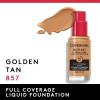 imageCovergirl Outlast Extreme Wear 3in1 Full Coverage Liquid Foundation SPF 18 Sunscreen Fair Ivory 1 Fl OzGolden Tan