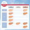 imageCovergirl Outlast Extreme Wear 3in1 Full Coverage Liquid Foundation SPF 18 Sunscreen Fair Ivory 1 Fl OzNatural Tan