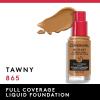imageCovergirl Outlast Extreme Wear 3in1 Full Coverage Liquid Foundation SPF 18 Sunscreen Fair Ivory 1 Fl OzTawny