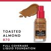 imageCovergirl Outlast Extreme Wear 3in1 Full Coverage Liquid Foundation SPF 18 Sunscreen Fair Ivory 1 Fl OzToasted Almond