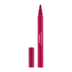 imageCOVERGIRL Outlast 05 AllStar Lipstain Smooth Application Precise PenLike Tip TransferProof Satin Stained Finish Vegan Formula 006oz70 Crimson Glory