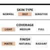 imageCOVERGIRL  Clean Matte BB Cream OilFree LongLasting Sensitive Skin Lightweight 100 CrueltyFreeMedium  540