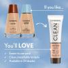 imageCOVERGIRL Clean Invisible Foundation Makeup Dewy ampamp Glowy Natural Finish Buildable Coverage SkinLike Smooth Look Vegan Perfect Beige 1ozWarm Sun