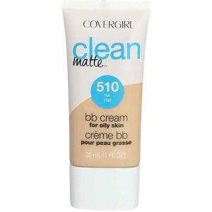 imageCOVERGIRL  Clean Matte BB Cream OilFree LongLasting Sensitive Skin Lightweight 100 CrueltyFreeFair  510