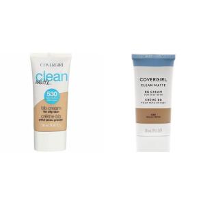 imageCOVERGIRL  Clean Matte BB Cream OilFree LongLasting Sensitive Skin Lightweight 100 CrueltyFreeLightMedium  530