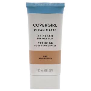 imageCOVERGIRL  Clean Matte BB Cream OilFree LongLasting Sensitive Skin Lightweight 100 CrueltyFreeMedium  540