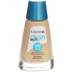 imageCOVERGIRL Clean Matte Liquid Foundation Classic Ivory 1 oz packaging may varyNatural Beige 540