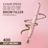 imageCovergirl Clean Fresh Brow Filler Pomade 700 Black Brown Eyebrow Pencil UltraPrecise Tip Creamy Formula Highly Pigmented Soft Matte Finish Vegan Formula 0007ozSoft Brown