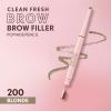 imageCovergirl Clean Fresh Brow Filler Pomade 700 Black Brown Eyebrow Pencil UltraPrecise Tip Creamy Formula Highly Pigmented Soft Matte Finish Vegan Formula 0007ozBlonde