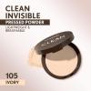 imageCovergirl Clean Invisible Pressed Powder Lightweight Breathable Vegan Formula Warm Nude 158 038oz105  Ivory