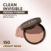 imageCovergirl Clean Invisible Pressed Powder Lightweight Breathable Vegan Formula Warm Nude 158 038oz150  Creamy Beige