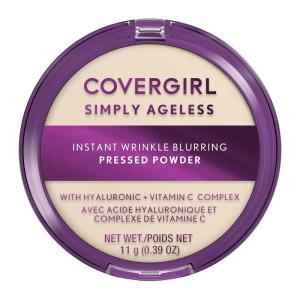 imageCovergirl Simply Ageless Instant Wrinkle Blurring Pressed Powder Translucent 039 Oz100  Translucent