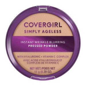 imageCovergirl Simply Ageless Instant Wrinkle Blurring Pressed Powder Translucent 039 Oz210  Classic Ivory