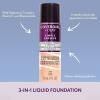 imageCOVERGIRL ampamp Olay Simply Ageless 3in1 Liquid Foundation Matte Finish Hyaluronic ampamp Vitamin C Formula 220 Creamy Natural 1 Count275  Soft Sable