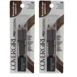 imageCOVERGIRL  Easy Breezy Brow Fill  Define Brow Pencil Sharpener Included LongLasting Deeply Pigmented Blendable Formula 100 CrueltyFree1 Count Pack of 2