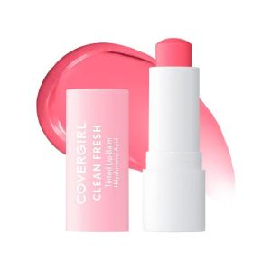imageCoverGirl Clean Fresh Tinted Lip Balm Vegan Formula Hydrating Natural Finish CherryIsh You 1 CountLife is Pink