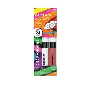 imageCOVERGIRL Pride Outlast AllDay Lip Color With Topcoat Brazen RaisinNatural Blush