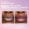 imageCOVERGIRL Clean Fresh Yummy Plumper Lip Gloss 840 Be Chill My Heart Shiny Vegan Formula Easy to Apply Minty Flavor 033oz150 Sugar Poppy