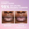 imageCOVERGIRL Clean Fresh Yummy Plumper Lip Gloss 840 Be Chill My Heart Shiny Vegan Formula Easy to Apply Minty Flavor 033oz200 LaughVender