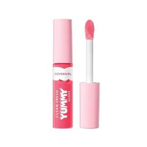 imageCOVERGIRL Clean Fresh Yummy Plumper Lip Gloss 840 Be Chill My Heart Shiny Vegan Formula Easy to Apply Minty Flavor 033oz400 Glamingo Pink
