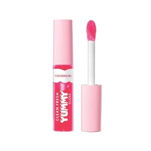 imageCOVERGIRL Clean Fresh Yummy Plumper Lip Gloss 840 Be Chill My Heart Shiny Vegan Formula Easy to Apply Minty Flavor 033oz450 But First A Cosmo
