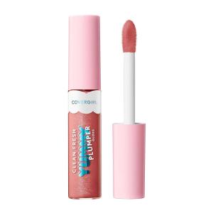 imageCOVERGIRL Clean Fresh Yummy Plumper Lip Gloss 840 Be Chill My Heart Shiny Vegan Formula Easy to Apply Minty Flavor 033ozPlumper  60 Moonlight Eclipse