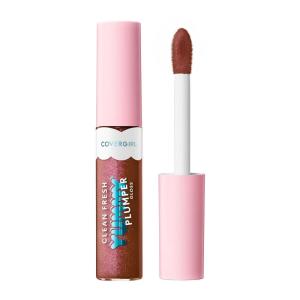 imageCOVERGIRL Clean Fresh Yummy Plumper Lip Gloss 840 Be Chill My Heart Shiny Vegan Formula Easy to Apply Minty Flavor 033ozPlumper  700 Love At Frost Sight