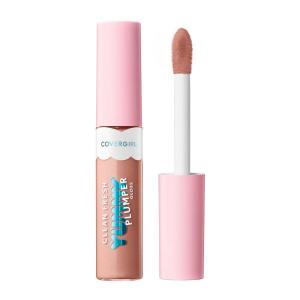 imageCOVERGIRL Clean Fresh Yummy Plumper Lip Gloss 840 Be Chill My Heart Shiny Vegan Formula Easy to Apply Minty Flavor 033ozPlumper  740 Blingtastic