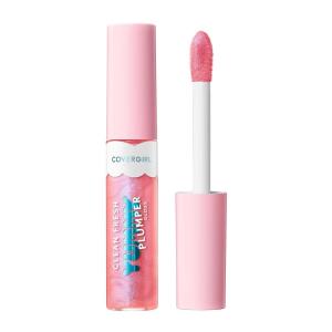 imageCOVERGIRL Clean Fresh Yummy Plumper Lip Gloss 840 Be Chill My Heart Shiny Vegan Formula Easy to Apply Minty Flavor 033ozPlumper  800 Minter Is Coming