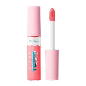 imageCOVERGIRL Clean Fresh Yummy Plumper Lip Gloss 840 Be Chill My Heart Shiny Vegan Formula Easy to Apply Minty Flavor 033ozPlumper  820 Pixie Dust