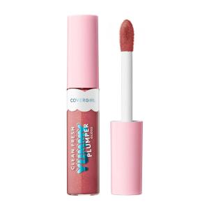 imageCOVERGIRL Clean Fresh Yummy Plumper Lip Gloss 840 Be Chill My Heart Shiny Vegan Formula Easy to Apply Minty Flavor 033ozPlumper  840 Be Chill My Heart
